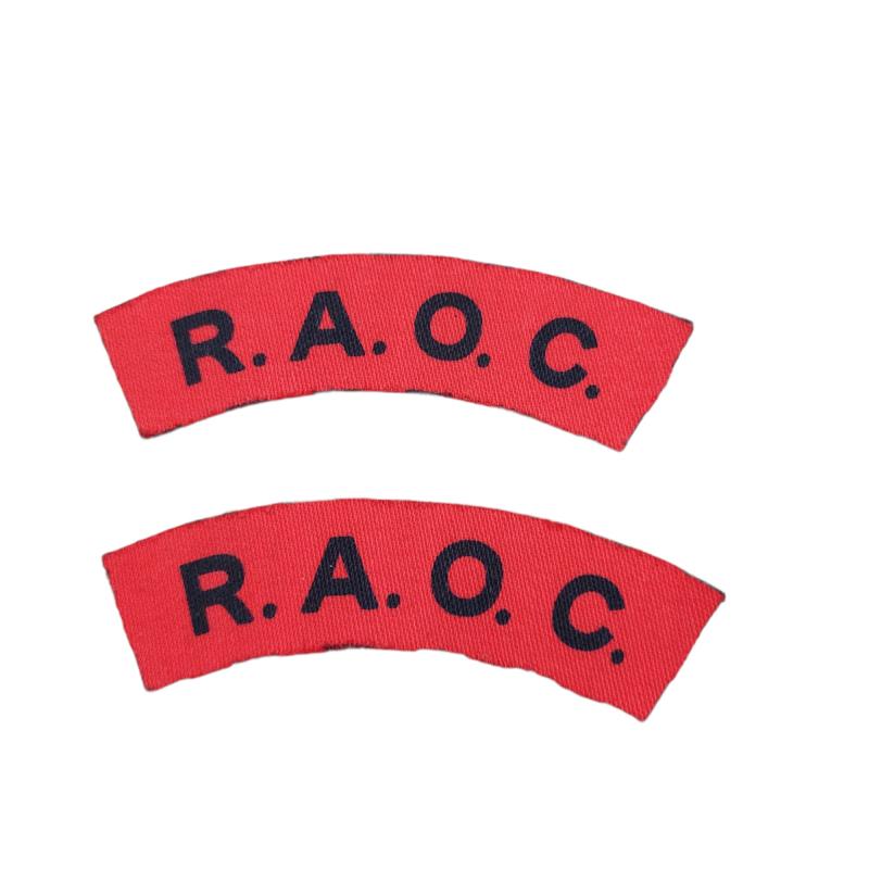 British Royal Army Ordonance Corps (RAOC) Shoulder Titles