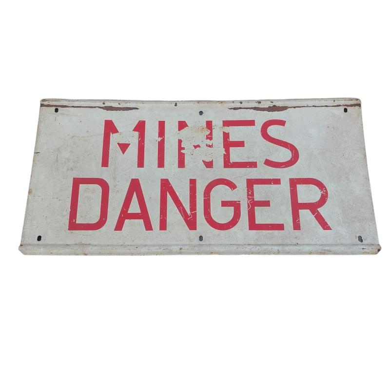 British Road Sign (Mines)