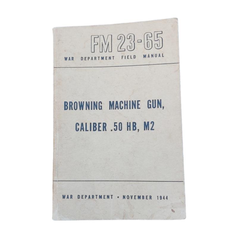 US Technical Manual .50 Machine Gun