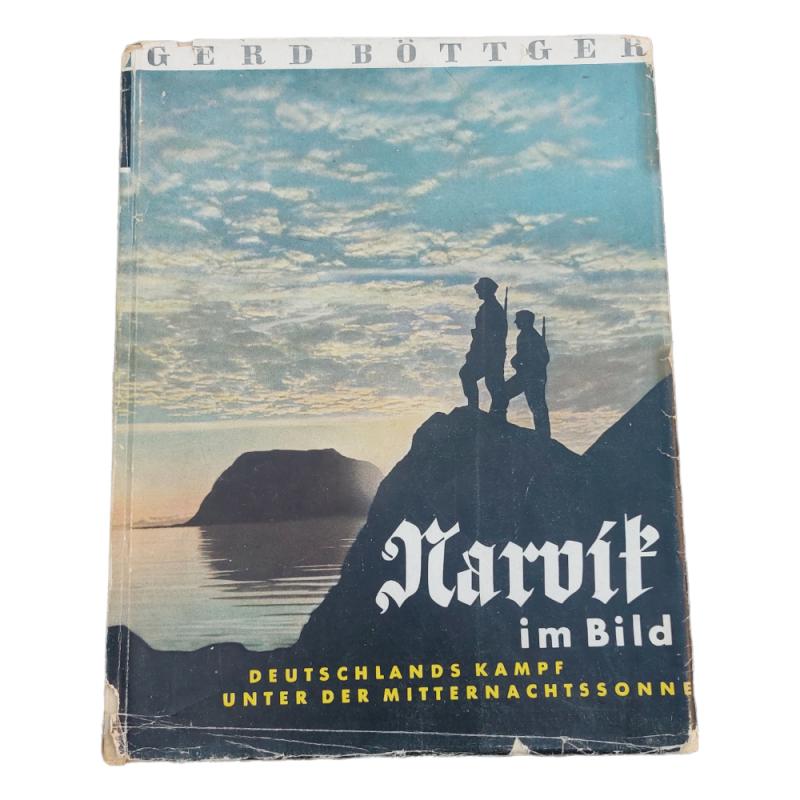 German Book 'Narvik im Bild - Deutschlands Kampf Unter Der Mitternachtsonne'