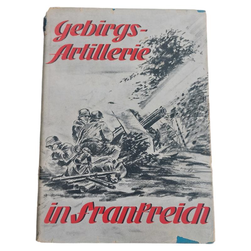German Book 'Gebirgsartillerie in Frankreich'