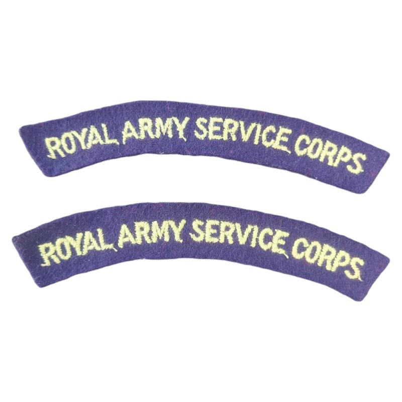 British Royal Army Service Corps Shoulder Titles