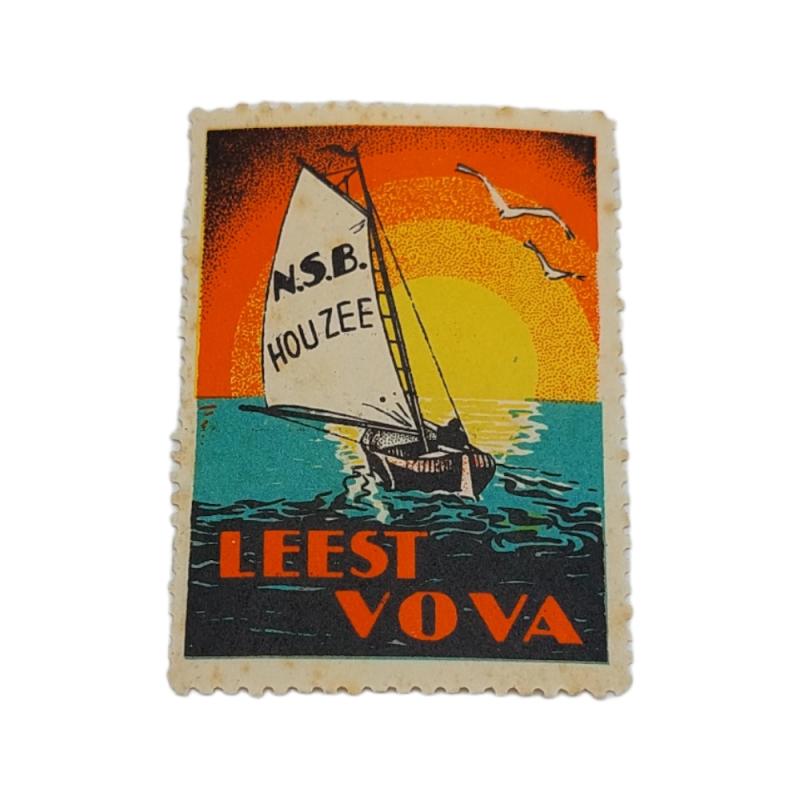 Dutch adhesive stamp 'Leest VoVa'