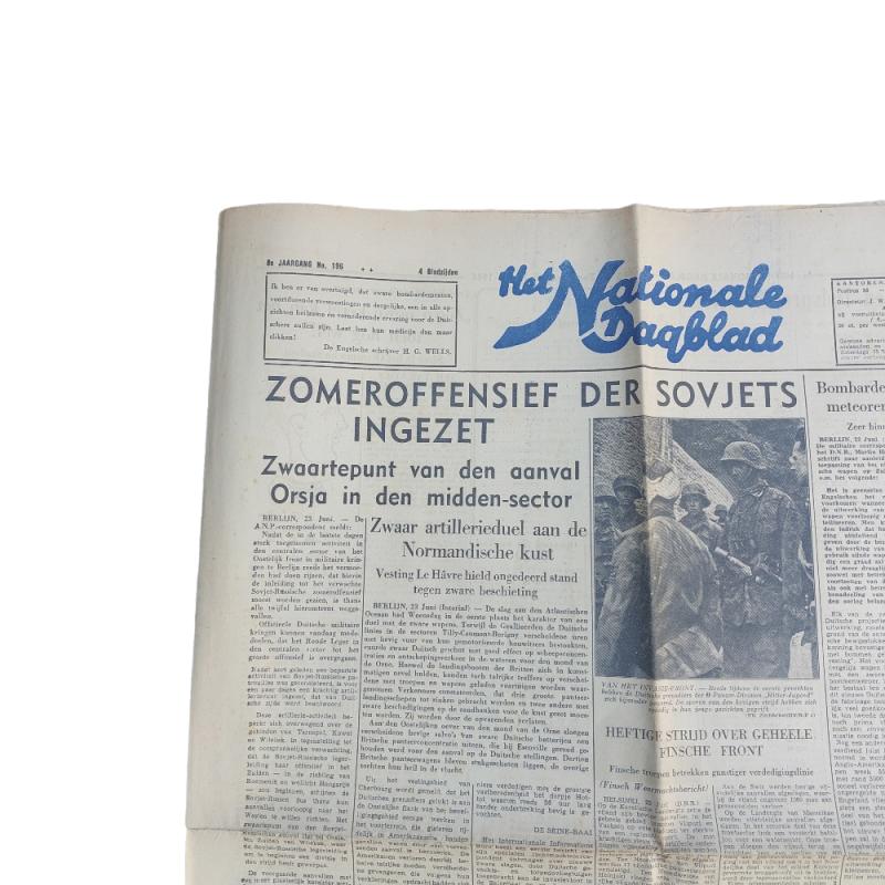 Dutch National Socialist Newspaper (Normandy)