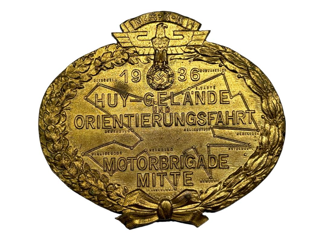 NSKK HUY-Gelände und Orientierungsfahrt Motorbrigade Mitte 1936